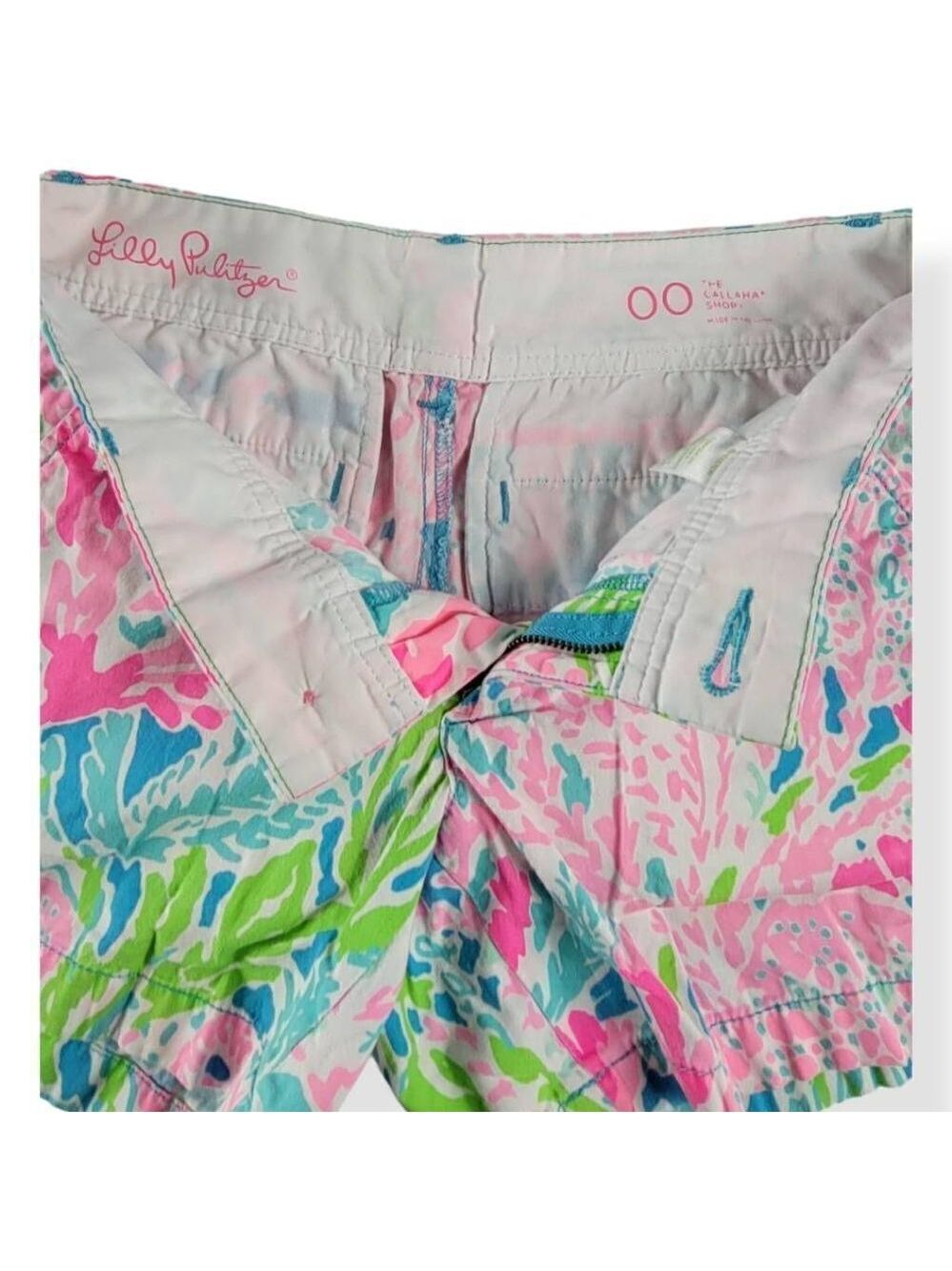 Lilly Pulitzer The Callahan Shorts Size 00 - Picture 2 of 3
